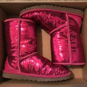 Hot pink uggs